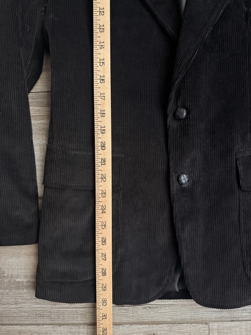 NWT Vintage Wentworth Montgomery Ward Black Corduroy Blazer Sport Coat 38R